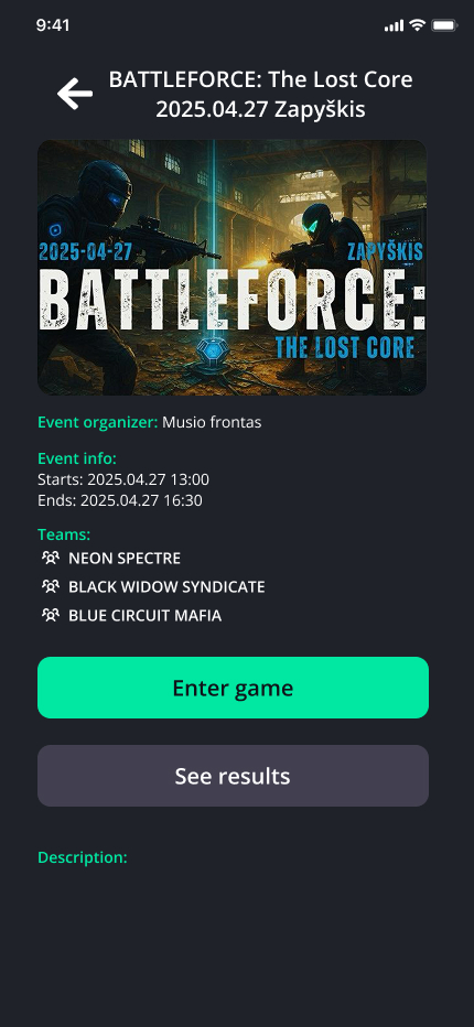 BattleForce app