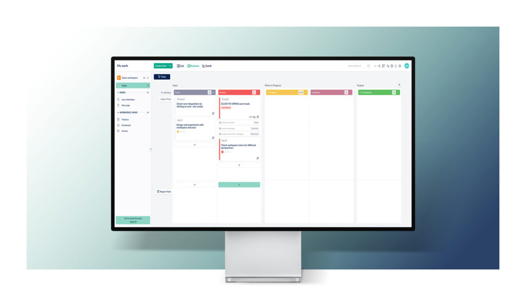 Kanban board